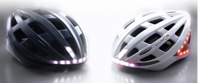 cycling helmet with indicators