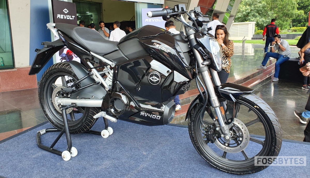 revolt motors electric motorcycle