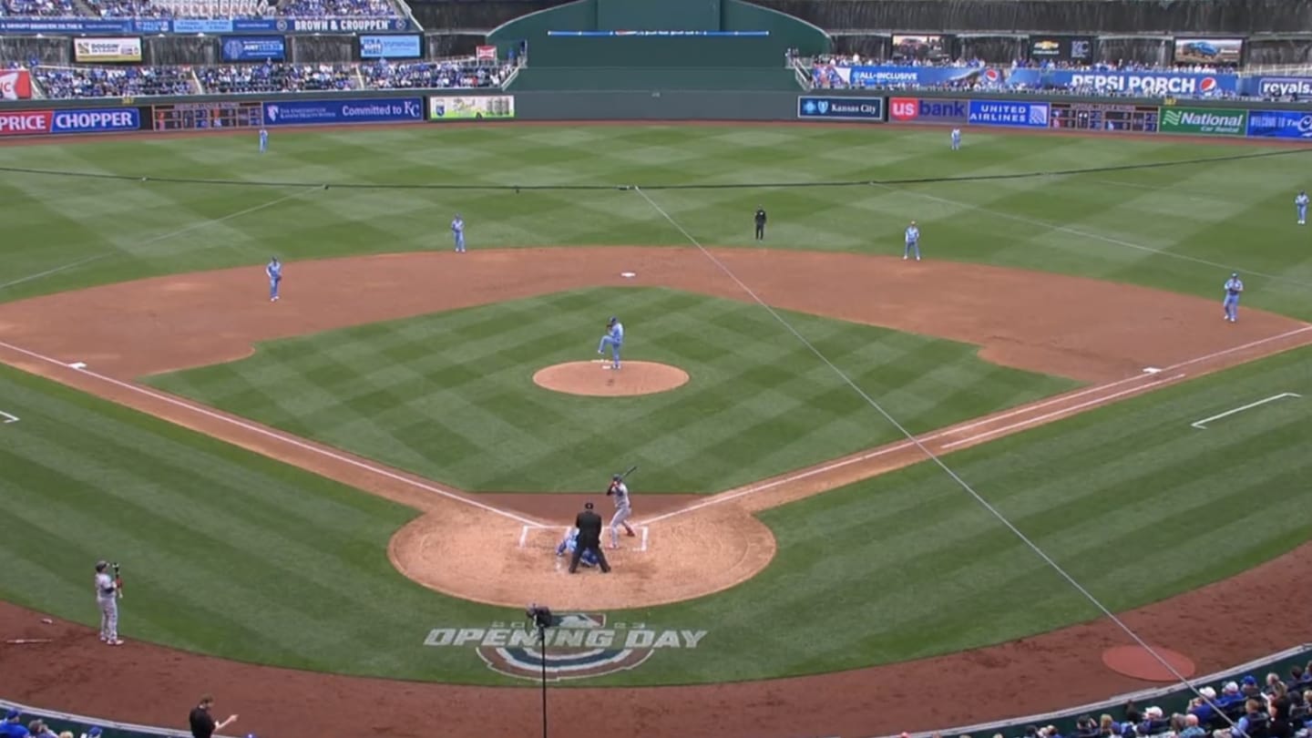The Royals tried to get creative with a shift against Joey Gallo