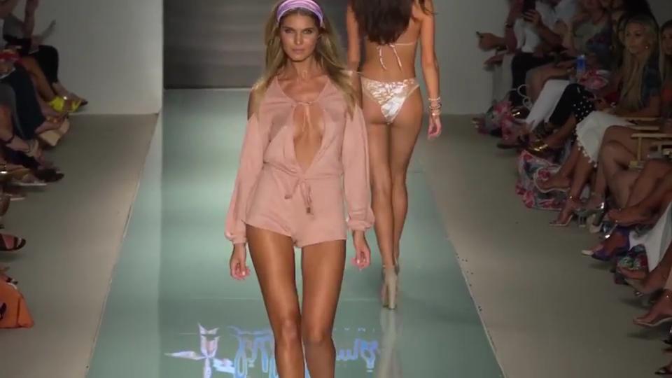 Model Suffers Wardrobe Malfunction During Miami Fashion Week