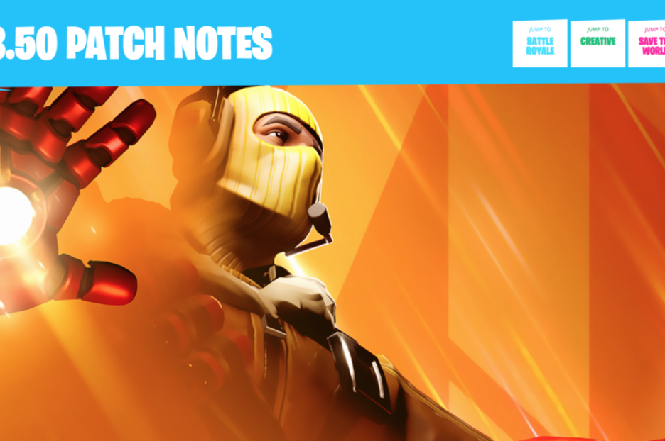 fortnite 8 50 patch notes avengers endgame update with captain america iron man thanos daily star - fortnite update 850 release date