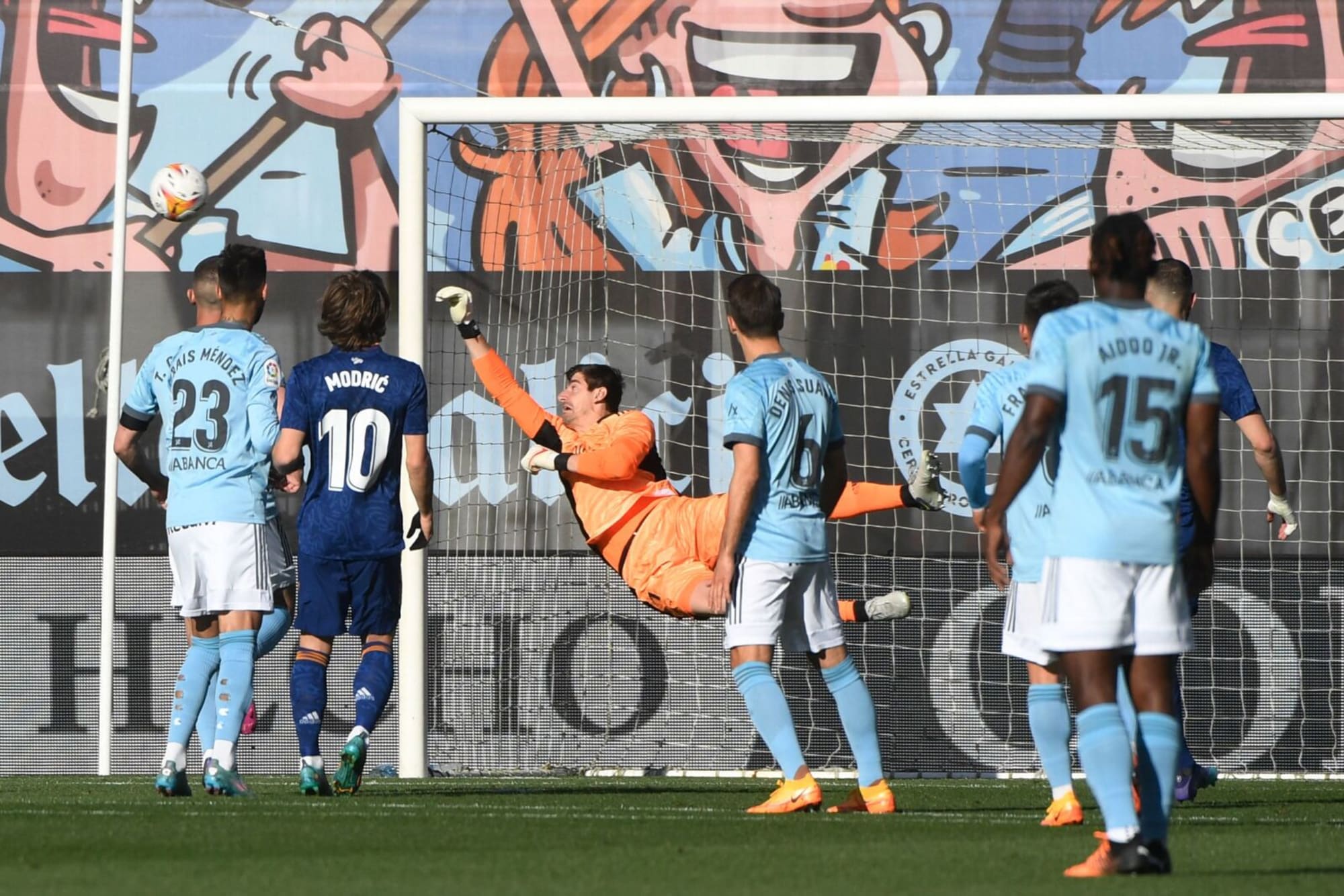 Celta Vigo 1 2 Real Madrid Player Ratings As Courtois Penalties Save Day