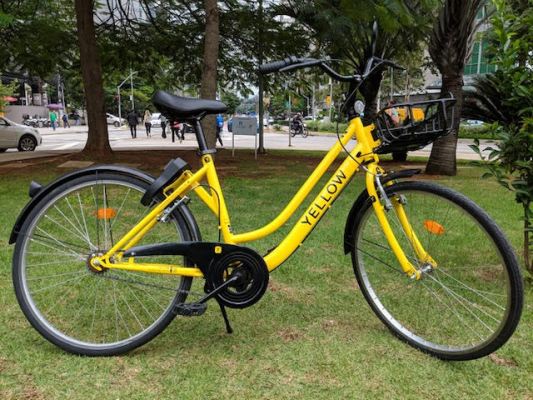 yellow bike