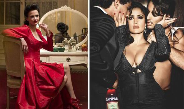 Campari Pin Ups Eva Mendes Salma Hayek Eva Green Jessica Alba