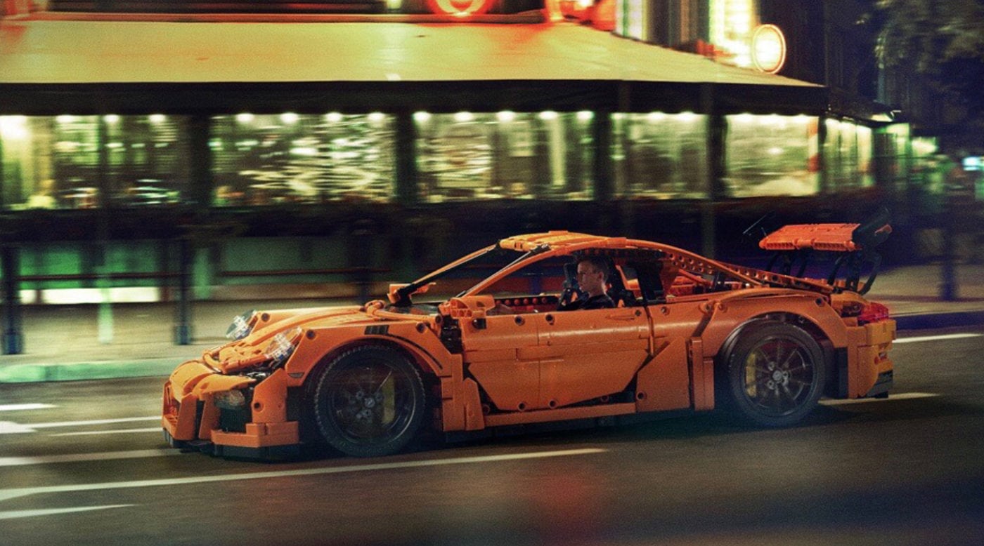 What The Life Size Lego Porsche Gt3 Rs Would Look Like