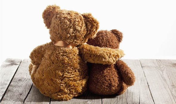 Image result for stuffed animal bears hugging