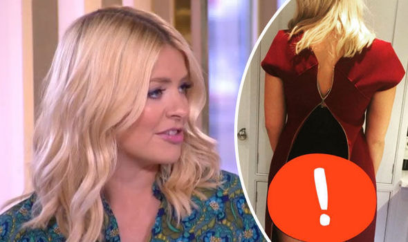 My Bum Is Out Holly Willoughby Recounts Wardrobe Malfunction
