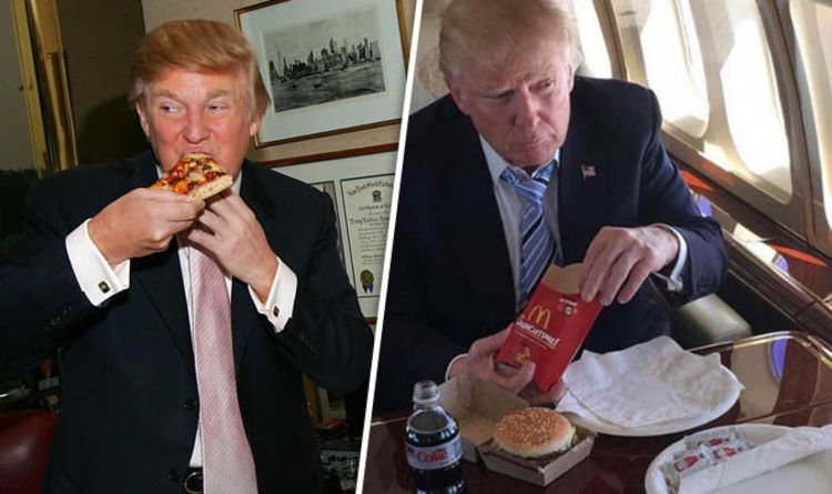 Image result for Healthy Trump likes fast food