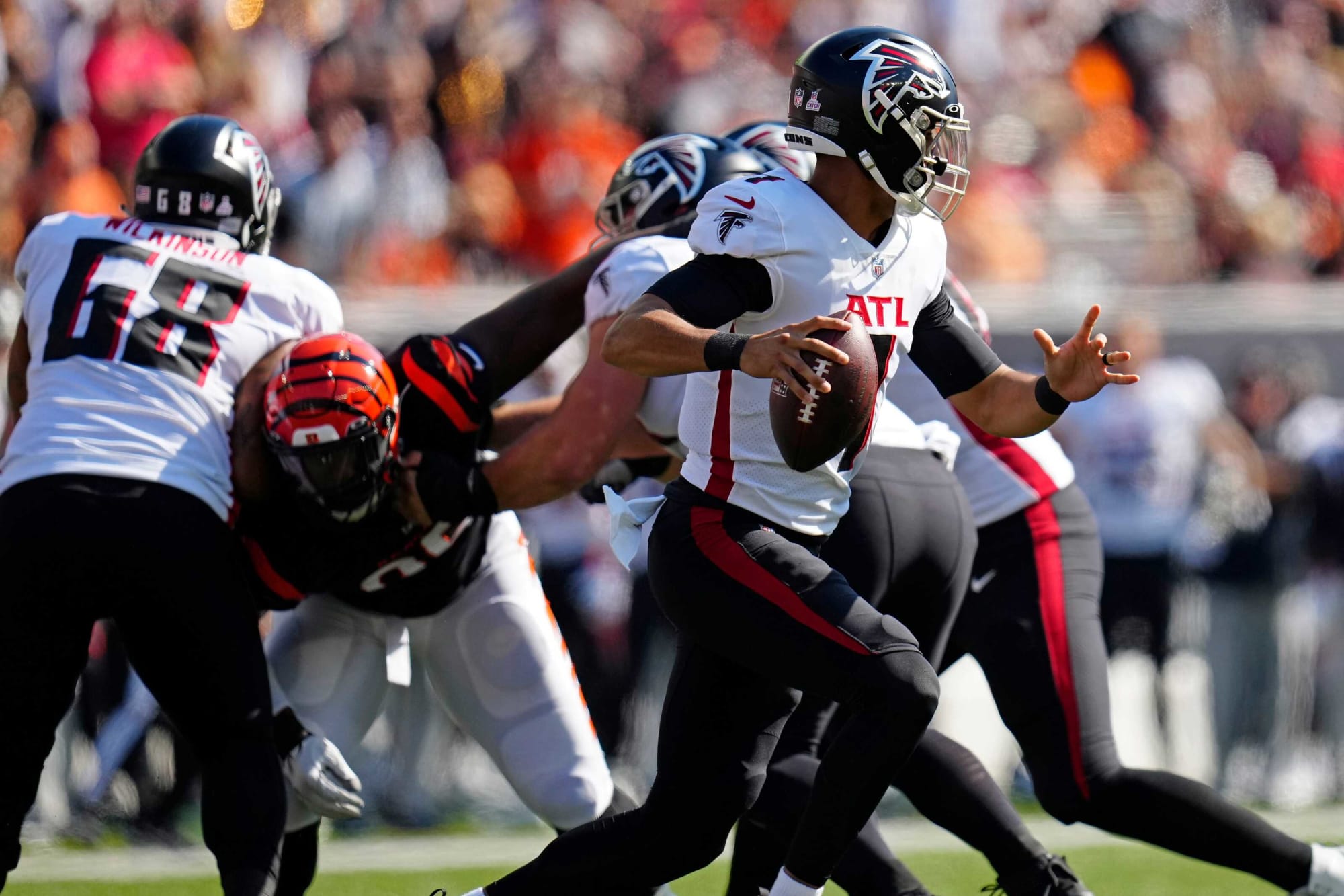 Marcus Mariota, Atlanta Falcons blown out by Joe Burrow and the Cincinnati  Bengals 