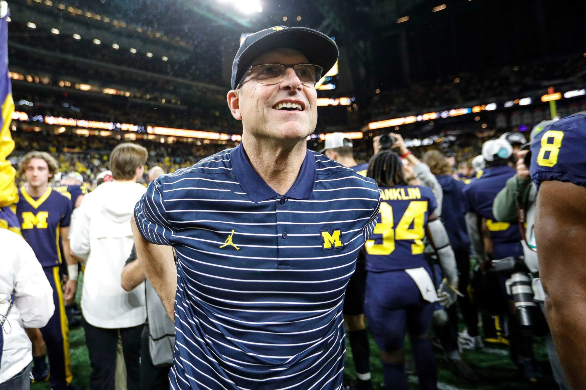 Why did the Carolina Panthers reject Jim Harbaugh?