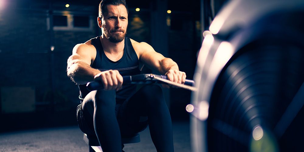 This killer rowing machine workout adds bodyweight exercises to torch fat  AND build strength
