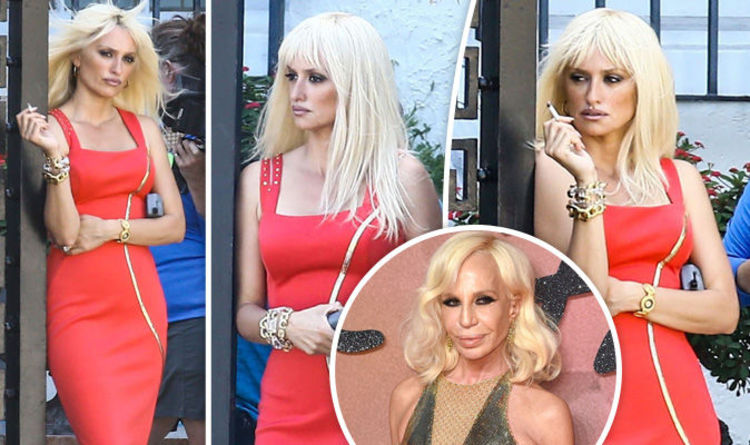 Penelope Cruz Is Smoking Hot As She Channels Donatella Versace In