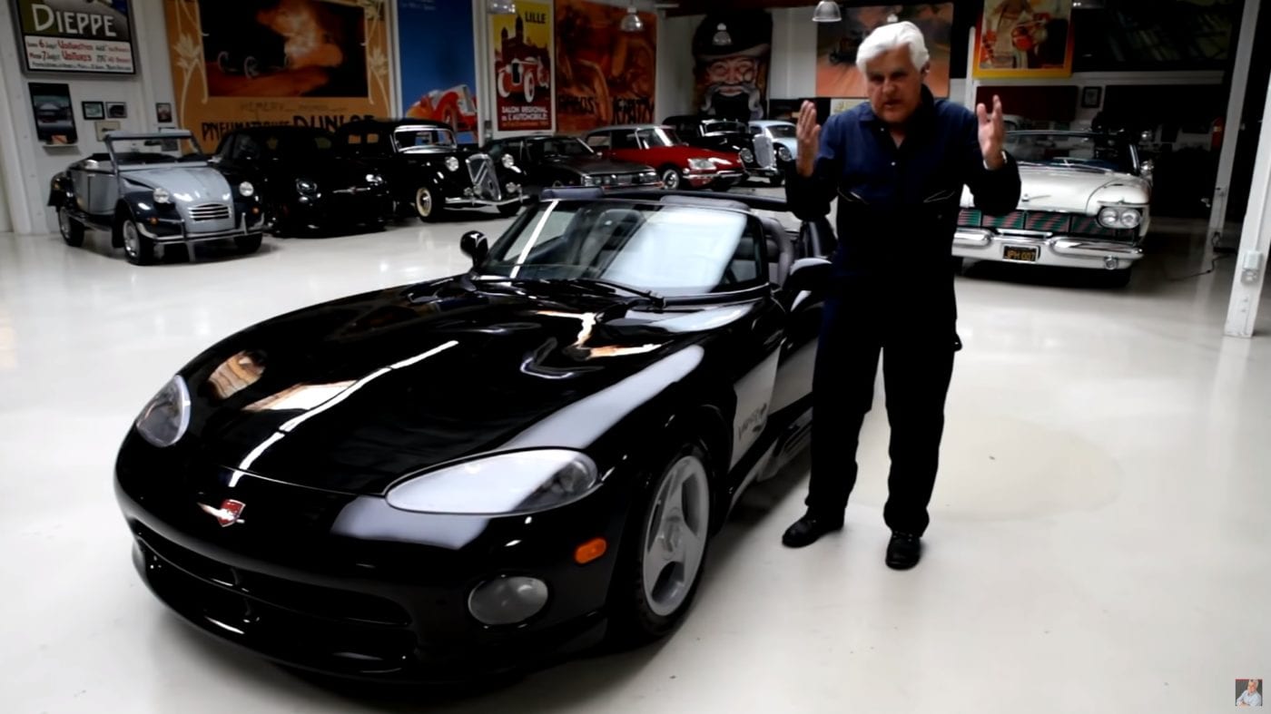 jay leno drives his 1993 dodge viper srt 10 jay leno drives his 1993 dodge viper srt 10