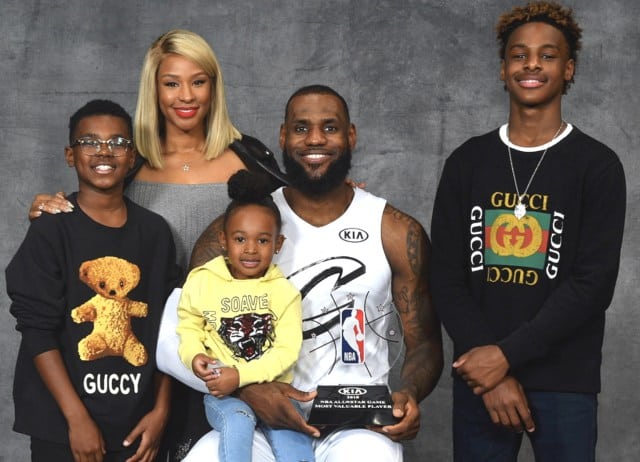 who is married to lebron james