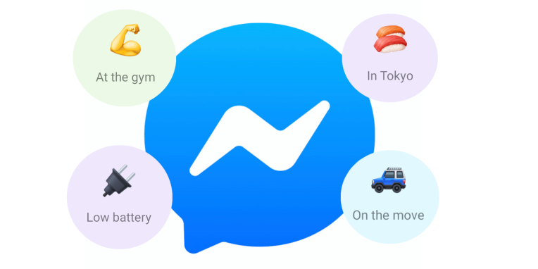 Facebook Messenger preps Auto Status location type sharing | TechCrunch