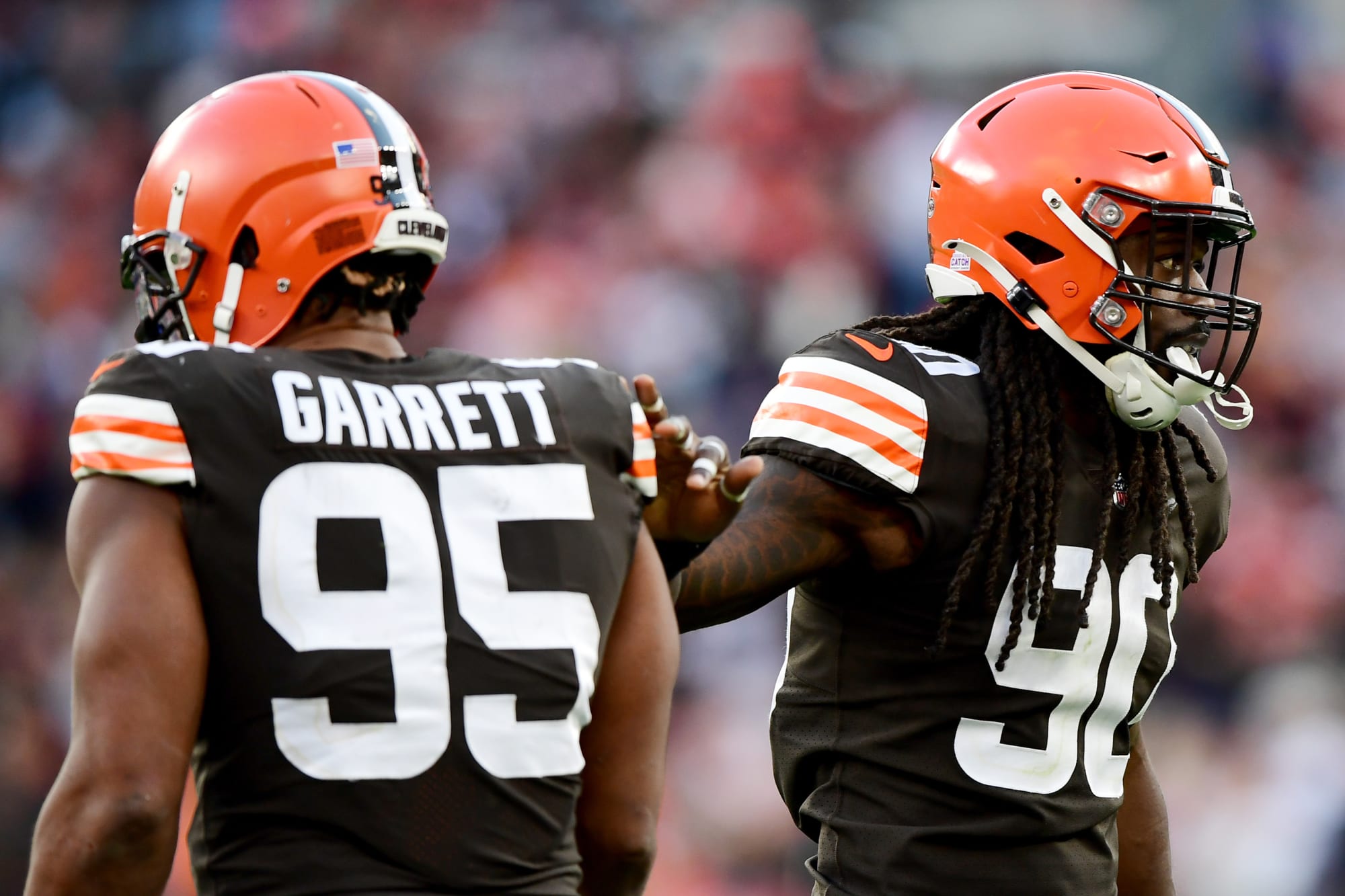 Myles Garrett wants 'volunteers' after Jadeveon Clowney sent home