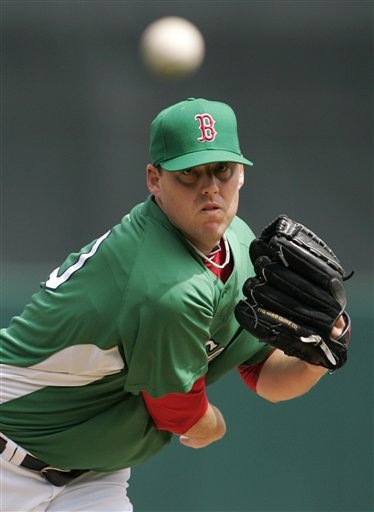 green red sox hat