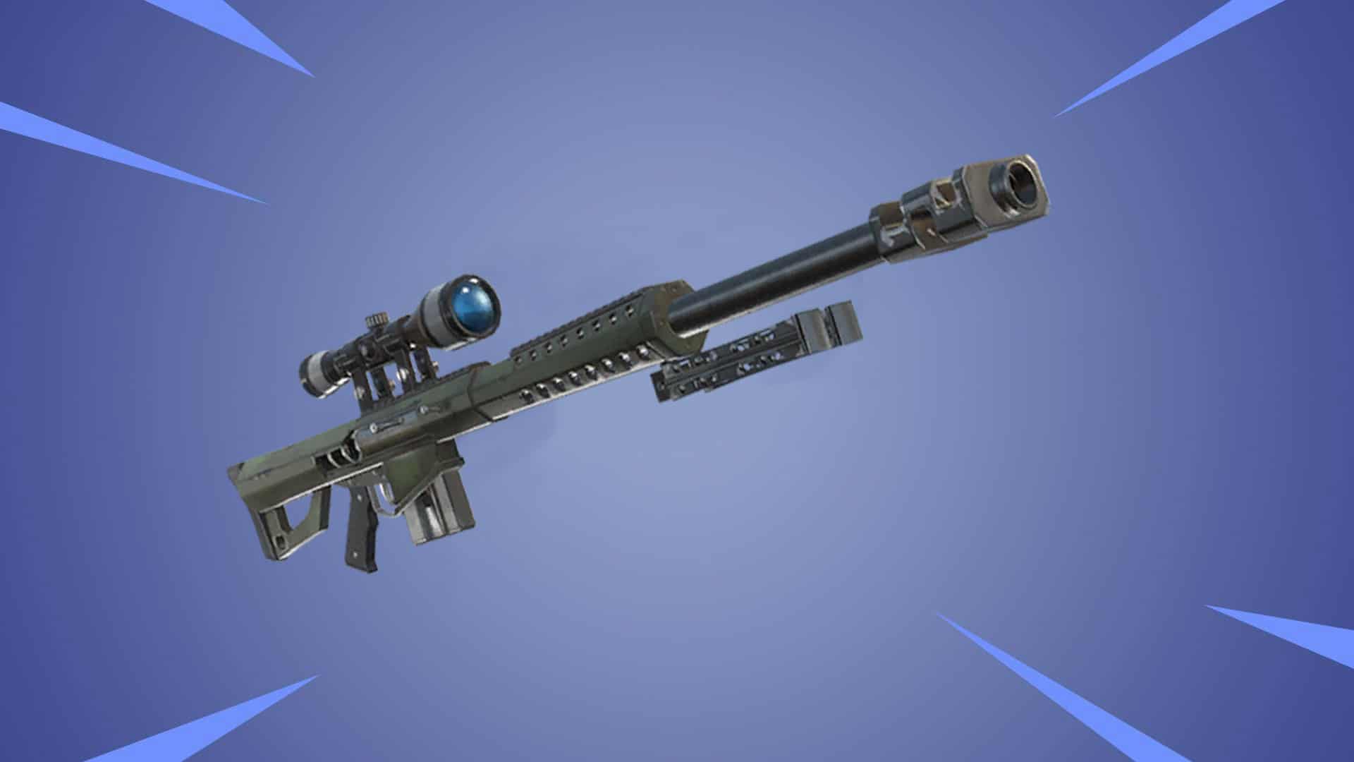 Fortnite Updates 50 Cal New Sniper Rifle To Be Added To Fortnite