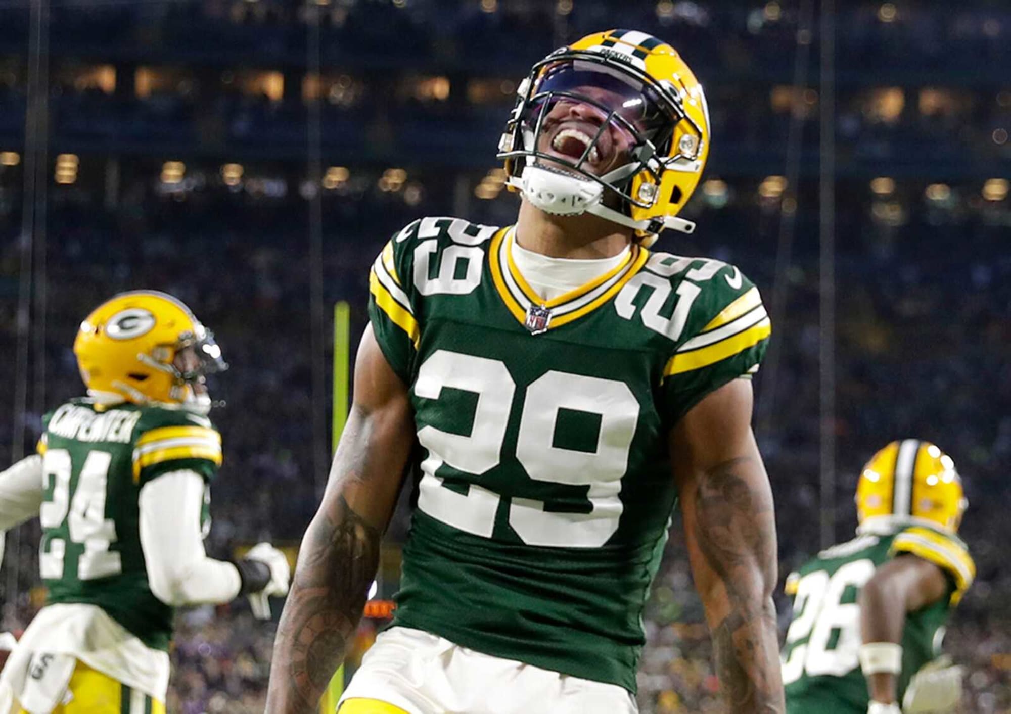 Vikings' Justin Jefferson Held to One Reception by Packers' Jaire Alexander  