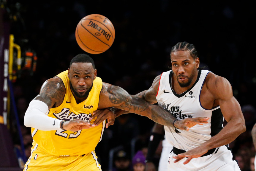 lebron sees kawhi