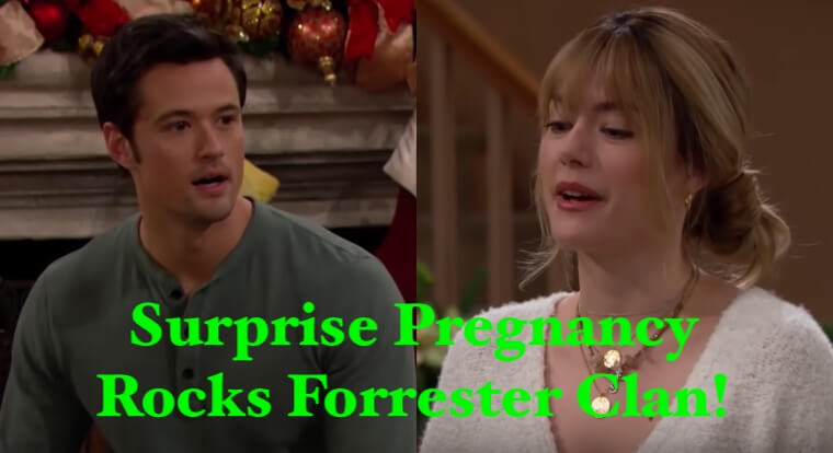 The Bold And The Beautiful Spoilers Surprise Pregnancy To Rock The Forrester Family In 2020 Thomas Shocked Daily Soap Dish the bold and the beautiful spoilers