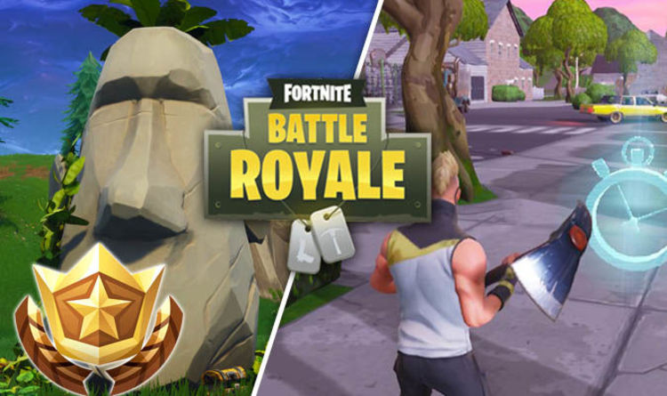 fortnite search where stone heads looking complete timed trials all week 6 challenges - fortnite desert town