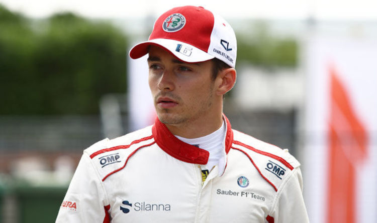 charles leclerc sauber hat