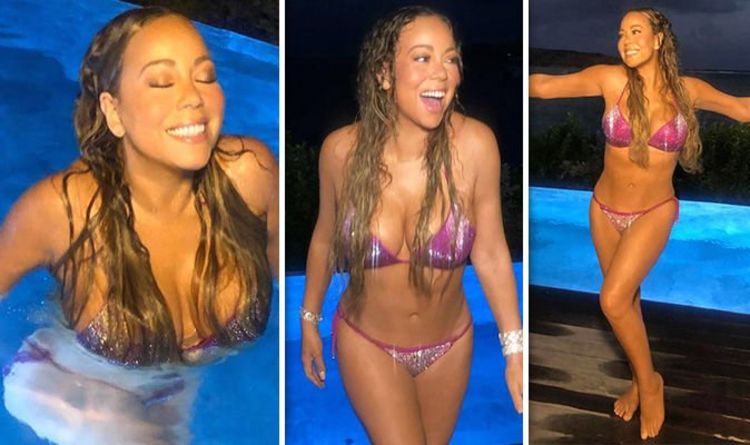 mariah carey flaunts incredible figure as she strips off in red hot bikini pictures - mariah carey instagram followers