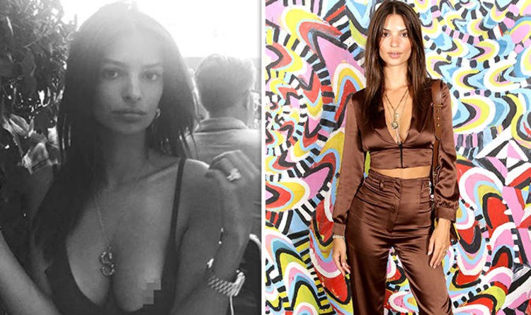 Emily Ratajkowski Instagram Actress Suffers Wardrobe Malfunction