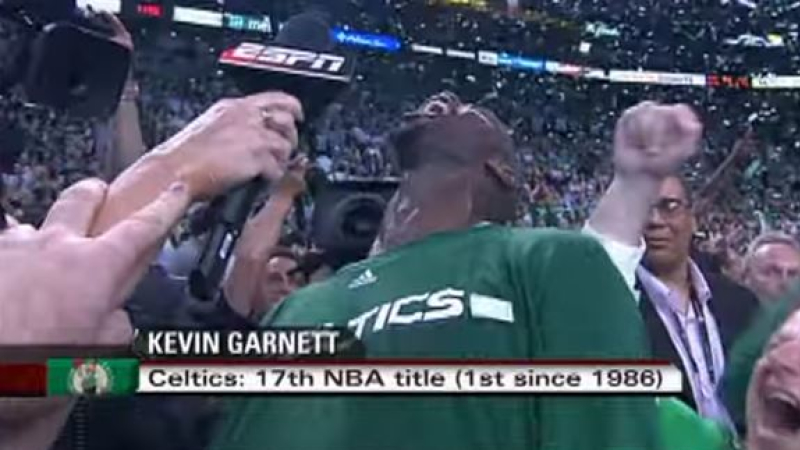 Relive Kevin Garnett's Epic Scream On Anniversary Of Celtics' 2008 ...