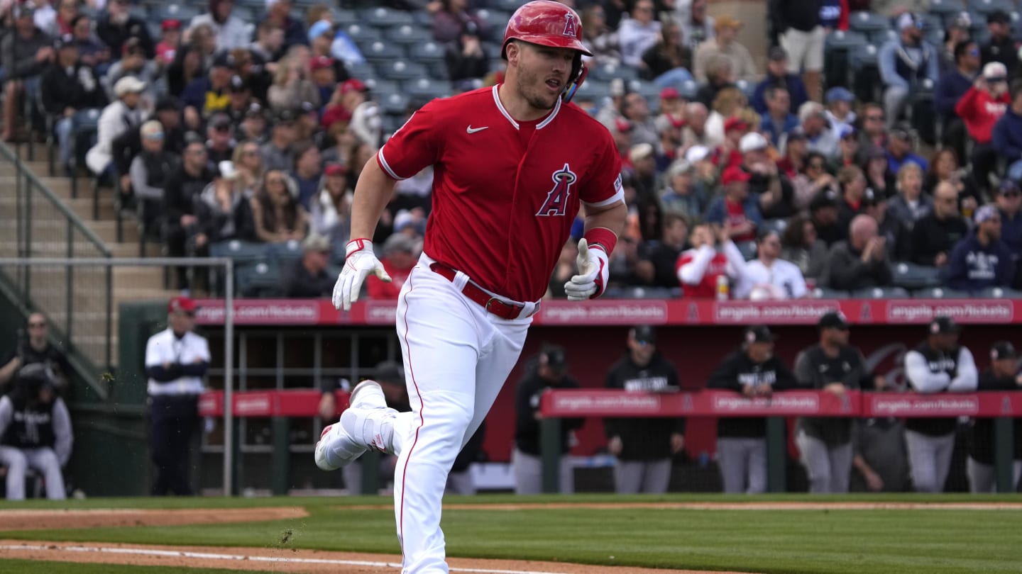 Mike Trout makes his 2021 spring training debut for the Angels - Halos  Heaven