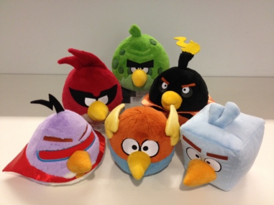 angry birds soft toys