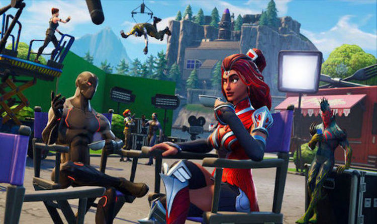 fortnite hidden star locations weekly blockbuster loading screen challenges map markers - fortnite movie set loading screen
