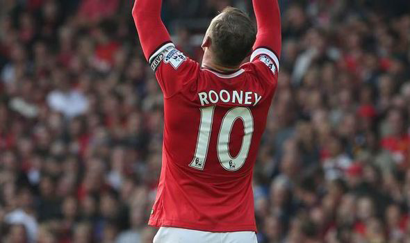 wayne rooney jersey number