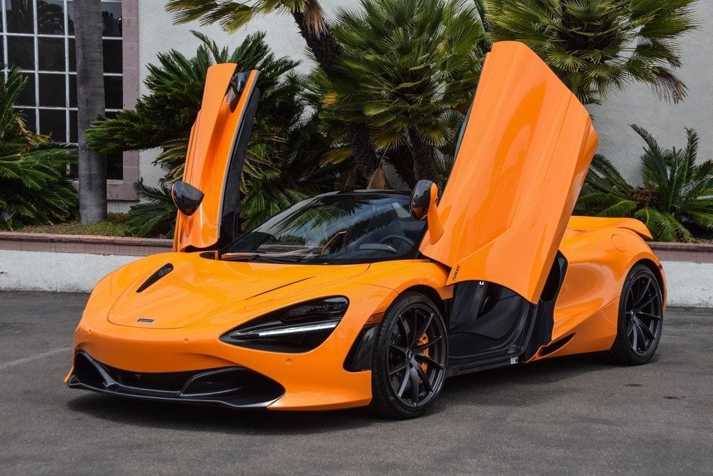 720s black and orange