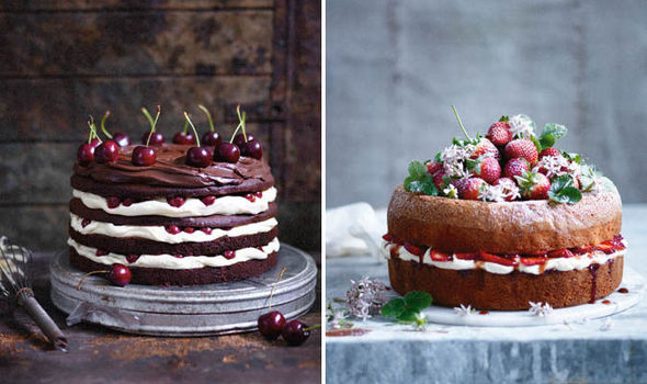 Cake Recipes Layered Chocolate Sour Cherry Cake And Victoria