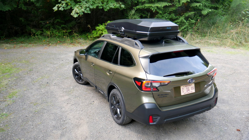 2020 subaru outback roof rack driveway test autoblog 2020 subaru outback roof rack driveway