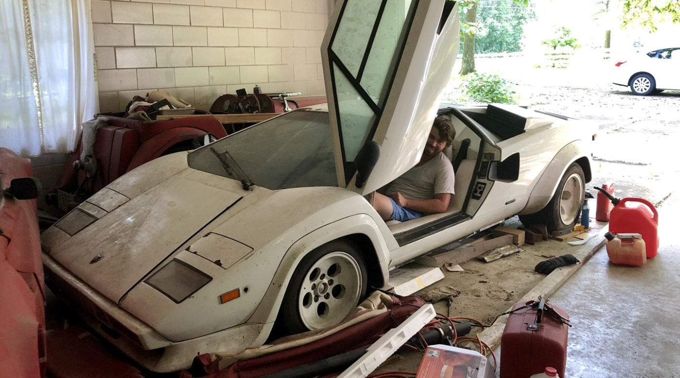 Lamborghini Countach Barn Find In Grandma S Garage