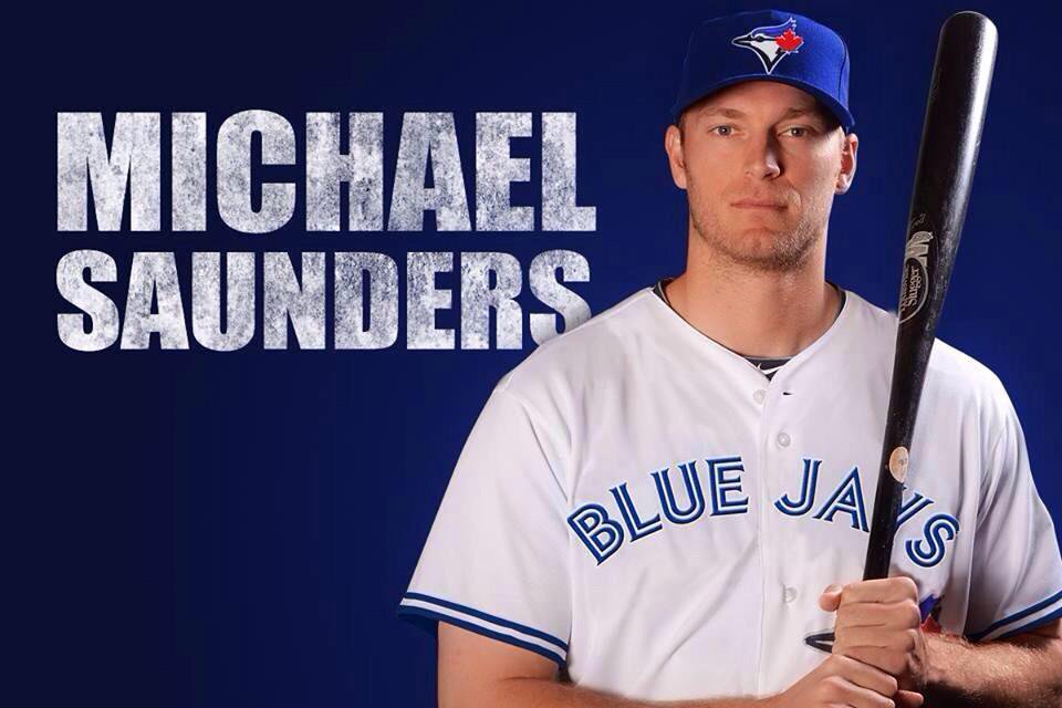 Michael Saunders voted onto the MLB 