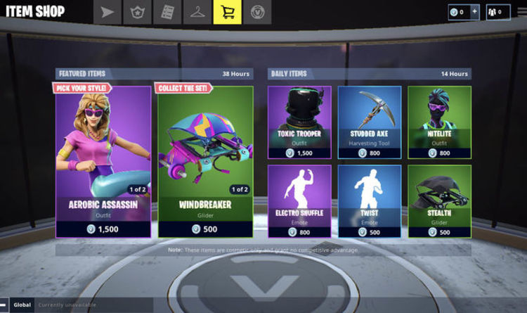 Fortnite Item Shop Now Live