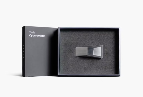 Elon Musk shills a $50 Tesla Cyberwhistle with a joke about whistleblowers  | TechCrunch