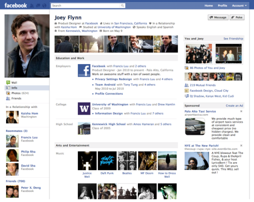 Full Details On Facebook S Overhauled Profile Pages Techcrunch