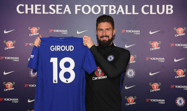 Olivier Giroud to Chelsea: First pics 