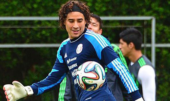 guillermo ochoa blue jersey