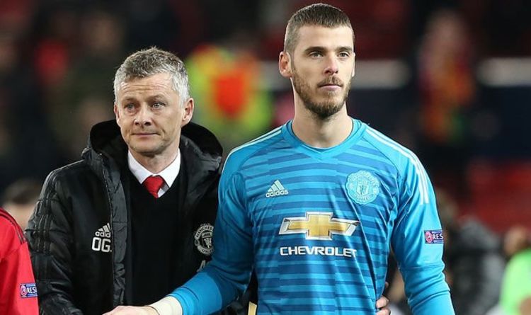 Image result for solskjaer and de gea