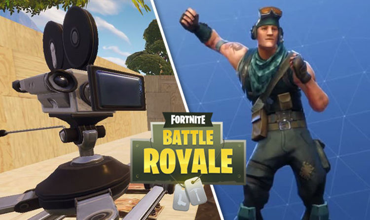 fortnite camera locations where to dance in front of different film cameras - where are the fortnite cameras