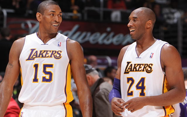 kobe bryant metta world peace