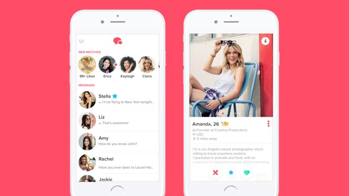 Tinder S New Subscription Tinder Gold Lets You See Who Already Likes You Techcrunch