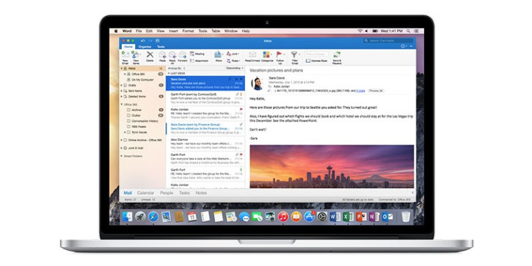 Determining changes in outlook mac email