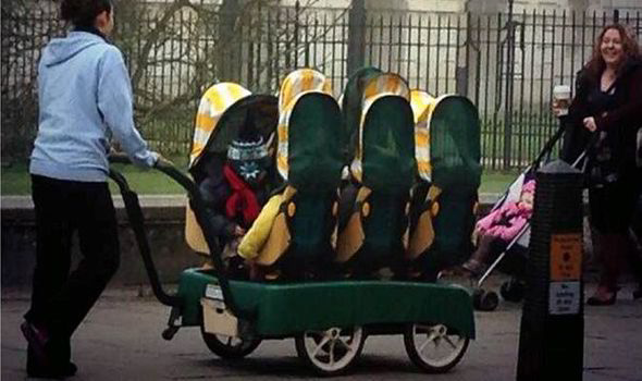 6 seater pushchair